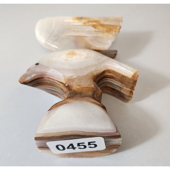 Home Decorative Animal Figure Eagle Desk Mantel Marble Onyx Collectable … - Picture 11 of 11